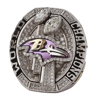 2012 Baltimore Ravens Super Bowl Championship Players Ring - LaQuan Williams